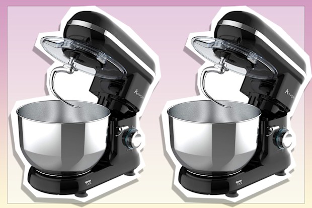 9PR: ADVWIN Stand Mixer, 1100W 5.5L Kitchen Food Mixer, 6 Speed with Tilt Head Pulse Electric Mixer