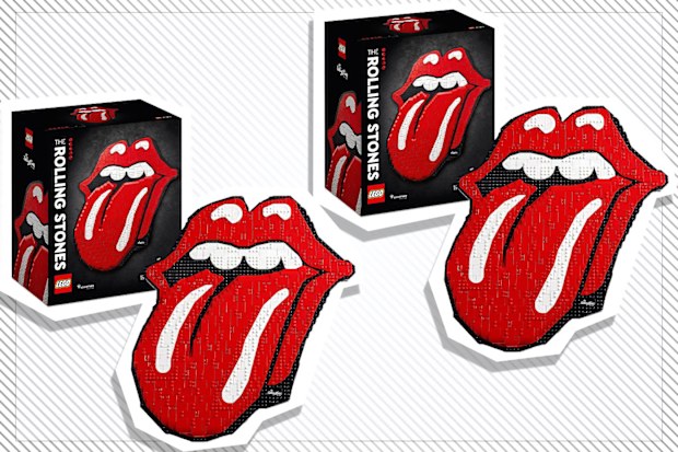 9PR: Lego The Rolling Stones Logo Wall Decor Set