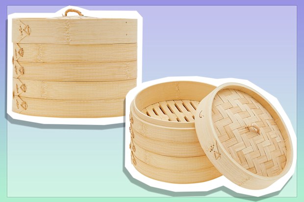 9PR: Davis & Waddell D4350 Asia One 2 Tier Bamboo Steamer