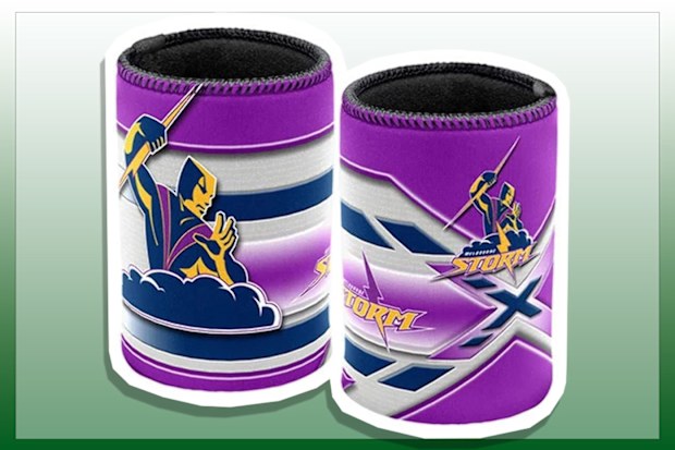 9PR: Melbourne Storm NRL Team Logo Stubby Holder