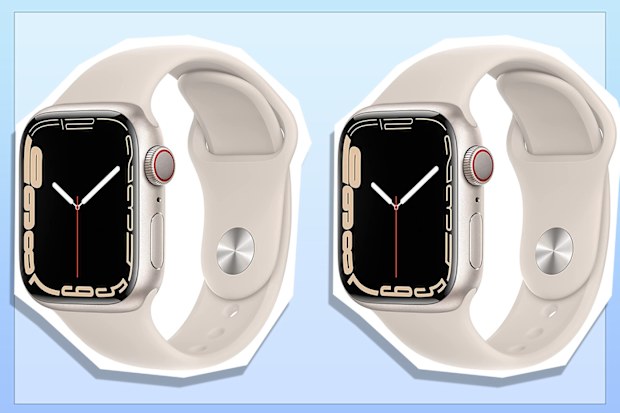 9PR: Apple Watch Series 7 (GPS + Cellular, 41mm) - Starlight Aluminium Case