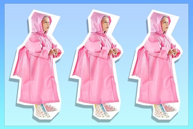 9PR: Kids Girl Boy Children Rain Portable Raincoat Hooded Rain Jacket Poncho for Outdoor School Day Jacket Reusable Camping Hiking Water Activities