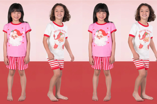 9PR: Rock Your Kid Christmas Pyjama Sets
