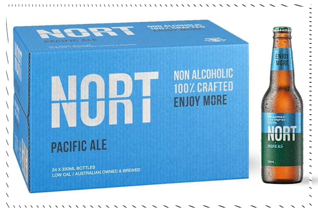 9PR: Nort Pacific Ale Non-Alcoholic Beer, 330mL, 24-Pack