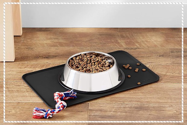 9PR: Waterproof Anti-Slip Silicone Pet Food and Water Bowl Mat