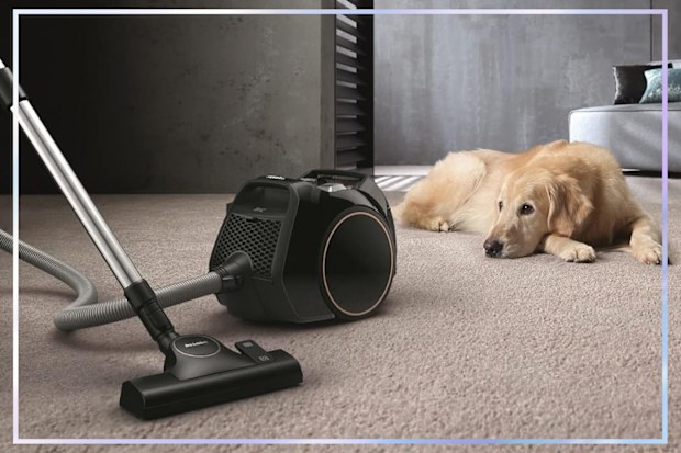 9PR: Miele Boost CX1 Cat and Dog Powerline Bagless Cylinder Vacuum Cleaner, Obsidian Black