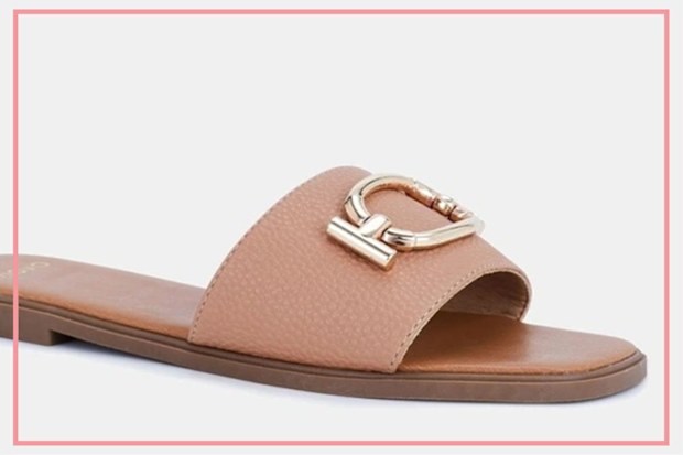 9PR: Novo Shoes Sonora Slides in Nude