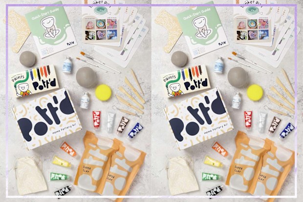 9PR: Pott'd Home Air-Dry Clay Pottery Kit
