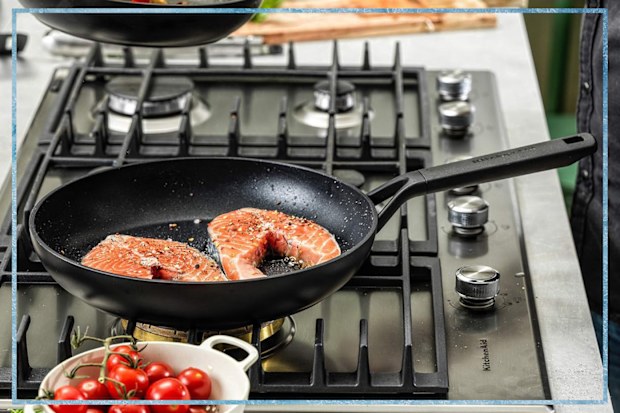 9PR: KitchenAid Classic Hard Anodised Frying Pan, 28cm