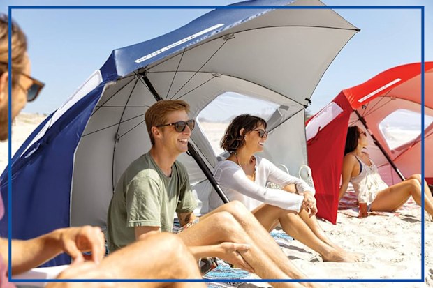 9PR: Sport-Brella Premiere Blue 8 Feet Sun Shelter Blue 8 ft