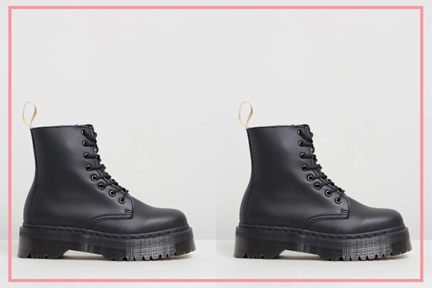 9PR: Dr Martens Vegan Jadon II Mono Platform Boots