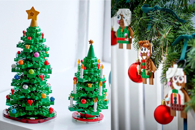 9PR: Lego Christmas Tree and Gingerbread Man Building Kits 
