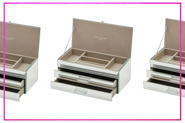 9PR: Gabriella Mirror Large Jewellery Box