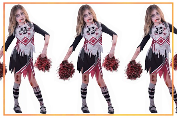 9PR: Zombie Cheerleader 2-Piece Costume
