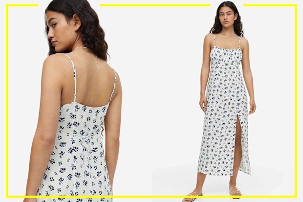 9PR: H&M Tie Detail Dress