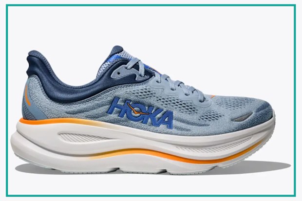 9PR: Hoka Bondi 9 Men's in Drizzle/Downpour