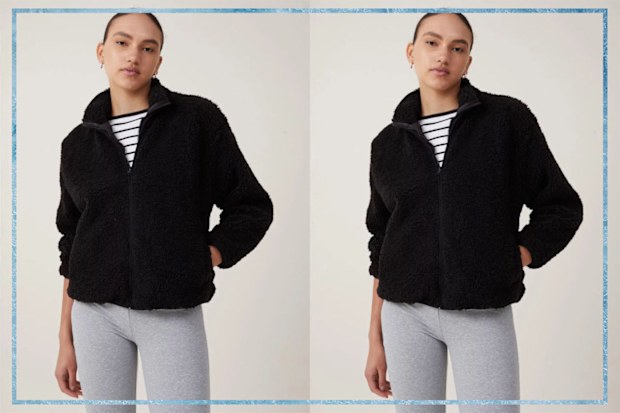 9PR: Cotton On Teddy Zip Through Jacket