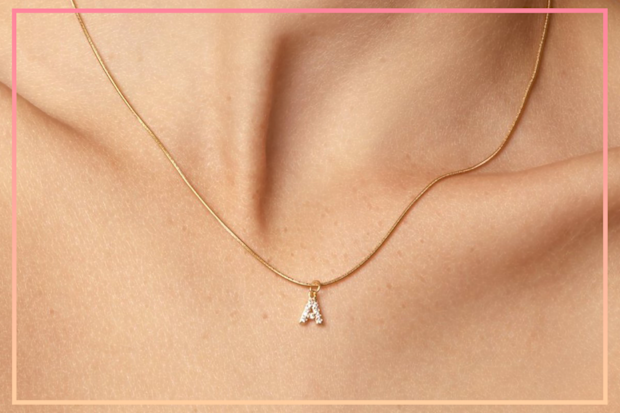9PR: Jewellery under 100 Pastiche letter necklacve