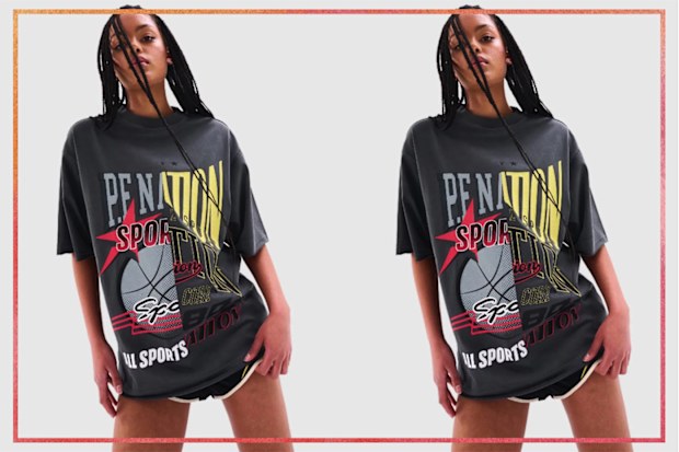 9PR: P.E Nation Brake Check SS Oversized Tee