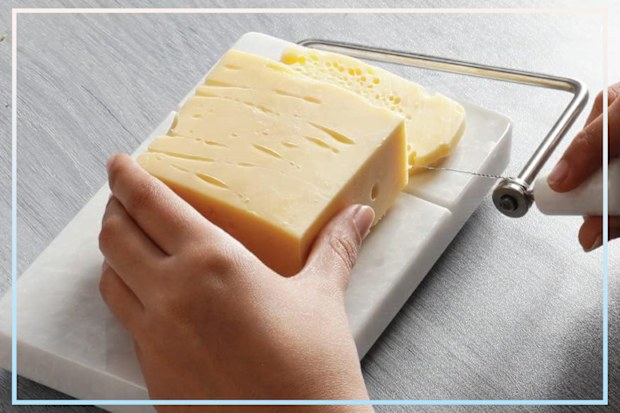 9PR: RADICALn Marble Cheese Slicer Board with Wire