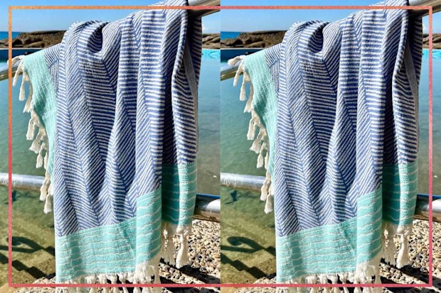 9PR: Turkish Murkish Whale Beach Towel