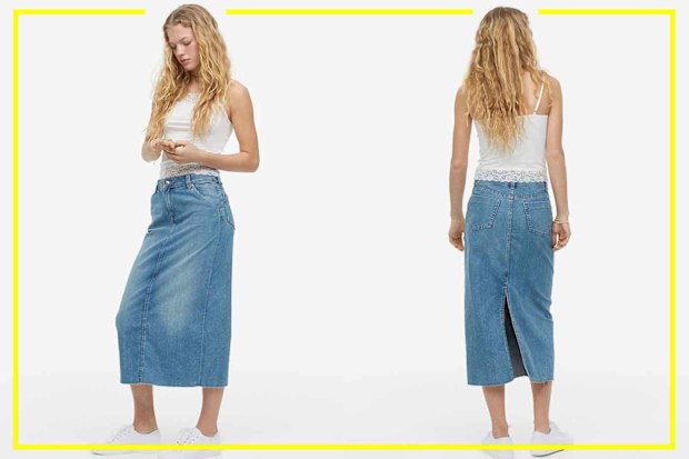 9PR: H&M Denim Skirt