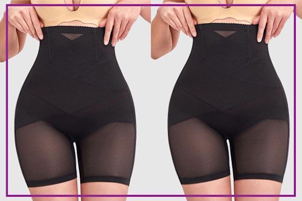 9PR: High Waist Power Mesh Tummy Control Shorts