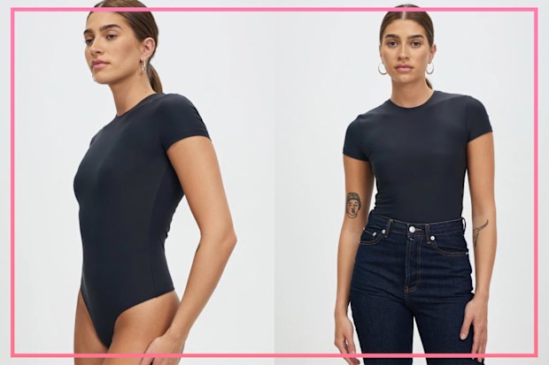 9PR: Abercrombie & Fitch SS Crew Tee Second Skin Bodysuit