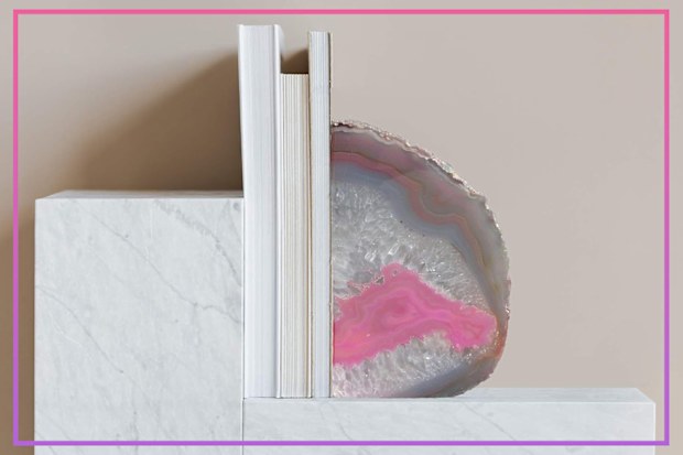 9PR: AMOYSTONE Small Agate Bookends