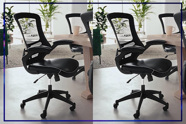 9PR: Flash Furniture Desk Chair with Wheels