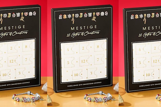 9PR: Mestige Swarovski Crystals Advent Calendar with Festive Charm Bracelet