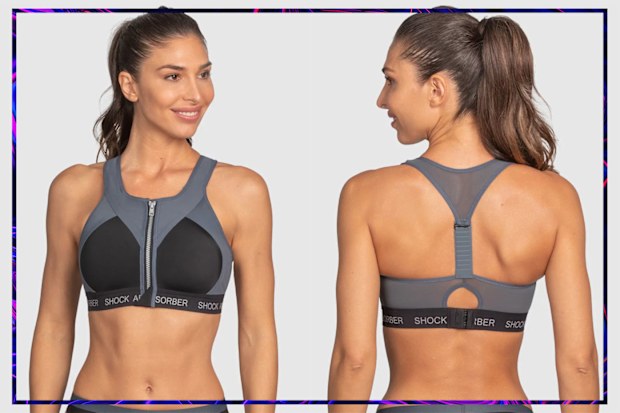 9PR: Shock Aborber Infinity Power Front Close Zip Sports Bra