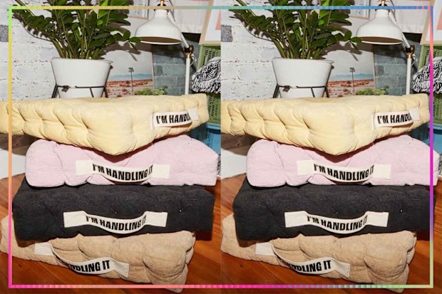 9PR: Typo Floor Cushion.