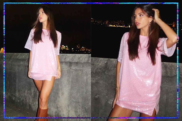 9PR: Dazie Disco Diva Sequin Mini Skirt and Top