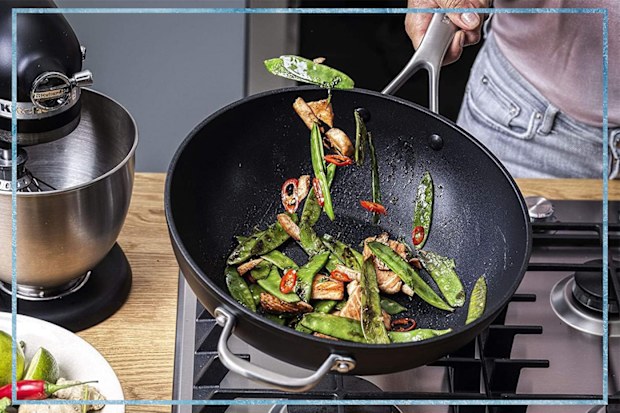 9PR: KitchenAid Classic Forged Hard Anodised Ceramic Non-Stick Frying Pan, 28cm