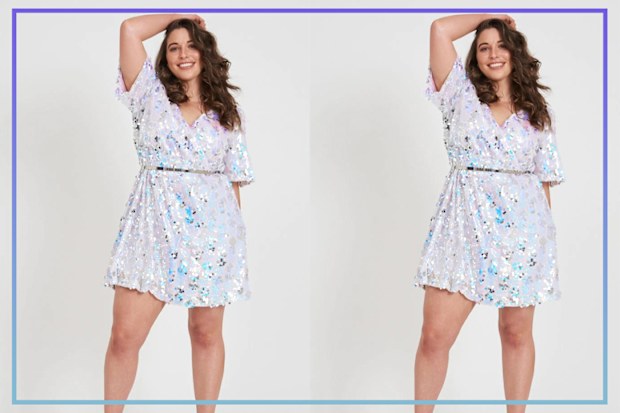 9PR: St Frock Chandelier Sequin Dress