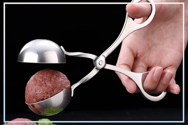 9PR: Folmywy Stainless Steel Meatball Making Tongs