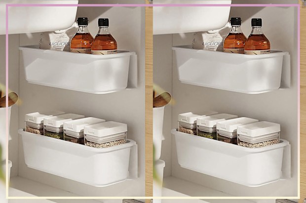 9PR: Slide Out Cabinet Storage Baskets