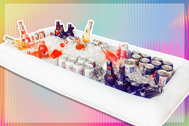 9PR: Inflatable ice buffet bar
