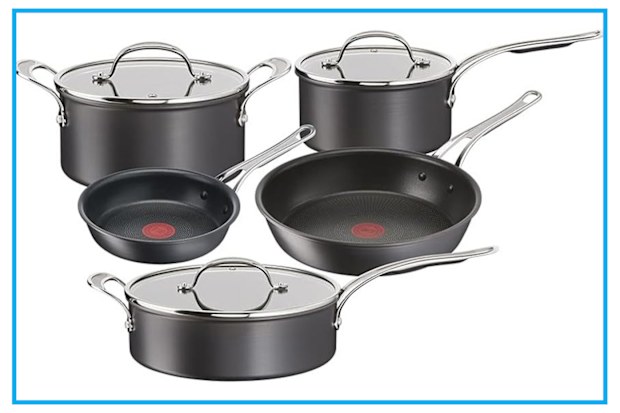 9PR: Jamie Oliver by Tefal Classic Non-Stick Induction 5-Piece Cookware Set