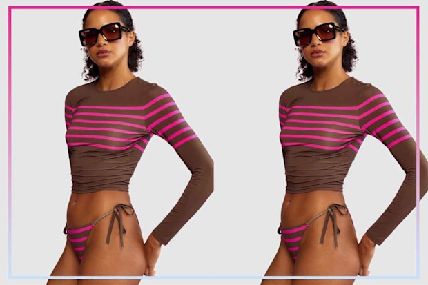 9PR: Cynthia Rowley Long Sleeve Rash Guard.