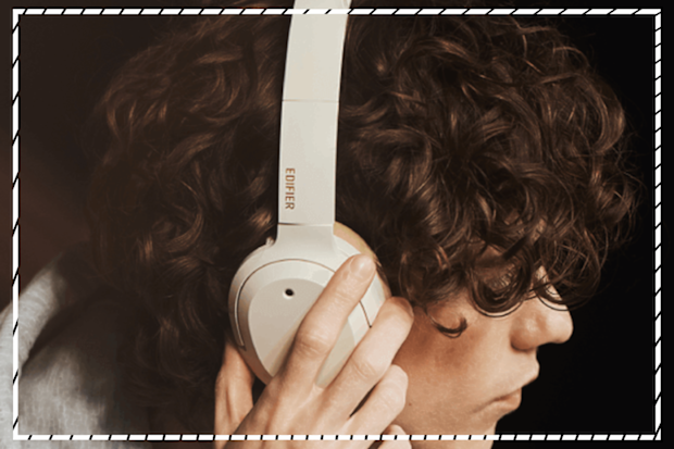 9PR: Edifier W820NB Plus Active Noise Cancelling Headphones, Ivory