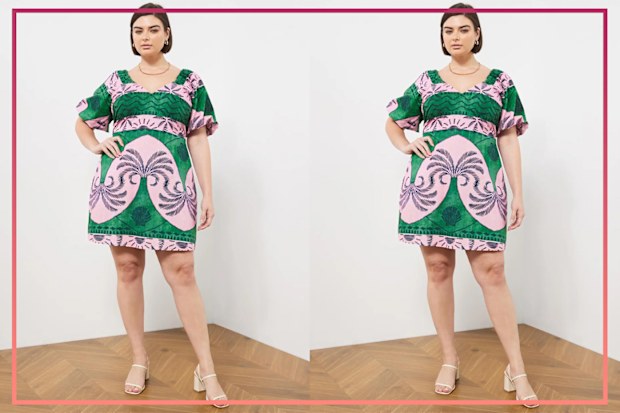9PR: Maldives Linen Blend Mini Dress