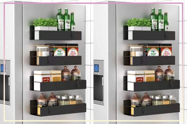 9PR: HuggieGems 4 Pack Magnetic Spice Storage Rack