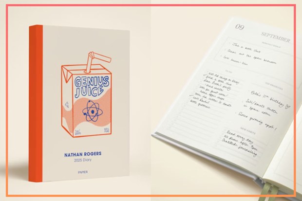 9PR: Genius Juice Hardback 2025 Weekly Diary