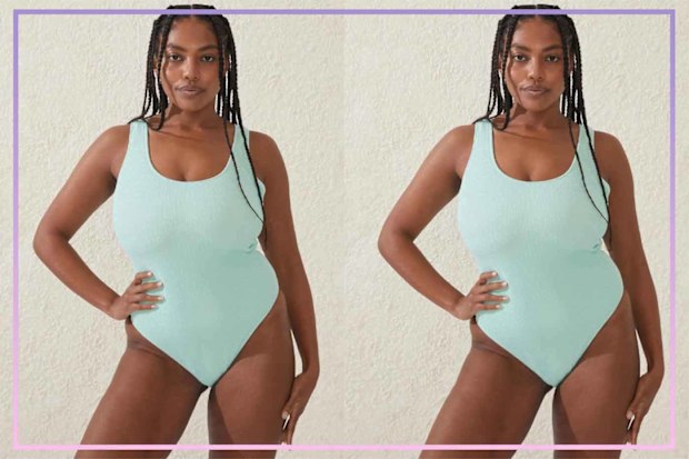9PR: Cotton On Body Scoop Back One Piece Swimsuit.