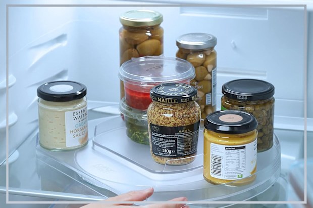 9PR: Joseph Joseph FridgeStore Lazy Susan 360º Tiered Rotating Fridge Organiser Turntable