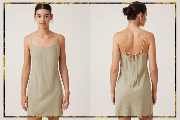 9PR: Cotton On Haven V-Neck Mini Dress