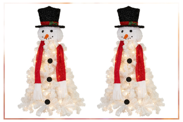 9PR: Enchanted & Evergreen Snowman LED Christmas Tree