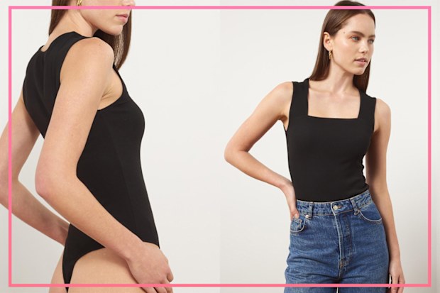 9PR: Atmos&Here Taylor Square Neck Bodysuit
